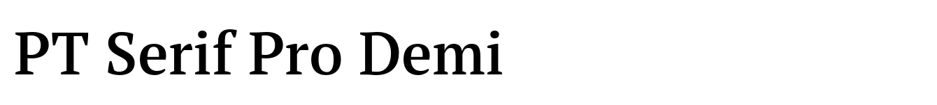 PT Serif Pro Demi image